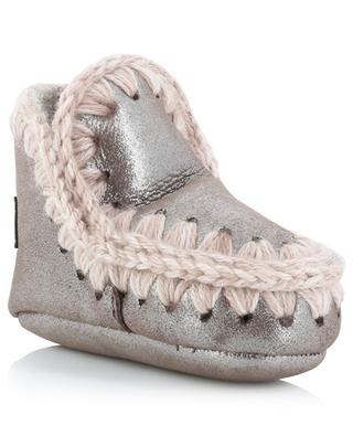 Eskimo Infant metallic baby ankle boots MOU