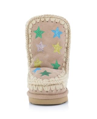 Eskimo Glitter Printed Stars warm girl's ankle boots MOU