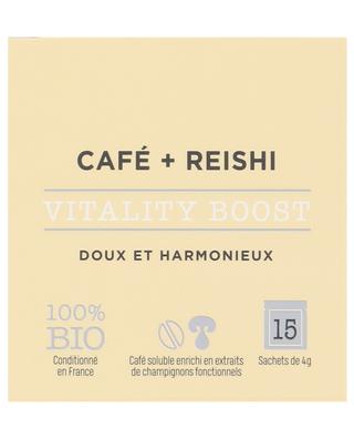 Café + Reishi Vitality Boost coffee with mushroom extracts SO MUSH ORGANIC