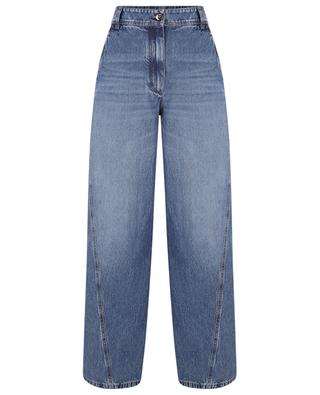 The Baggy Flared faded high-rise jeans BRUNELLO CUCINELLI
