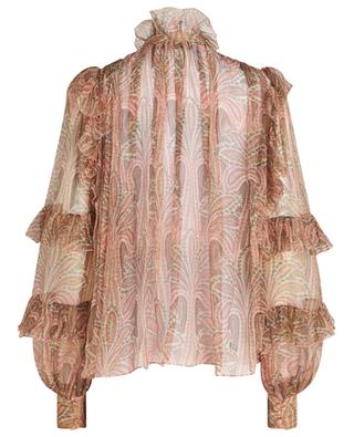 Bluse aus Seiden-Kreppon Paisley Floral ETRO
