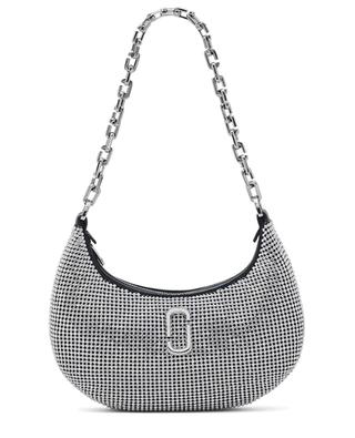 Funkelnde Schultertasche The Rhinestone Small Curve MARC JACOBS