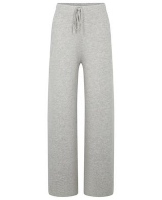Rib knit wide-leg cashmere jogging trousers BONGENIE GRIEDER