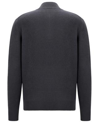 Cashmere jumper with half-zip stand-up collar BONGENIE GRIEDER