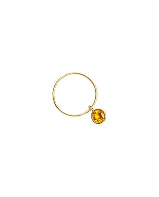 Mini Circles yellow gold and citrine ring LSDJEWELS