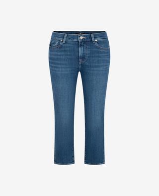 The Straight Crop Slim Illusion Saturday cotton straight-leg jeans 7 FOR ALL MANKIND