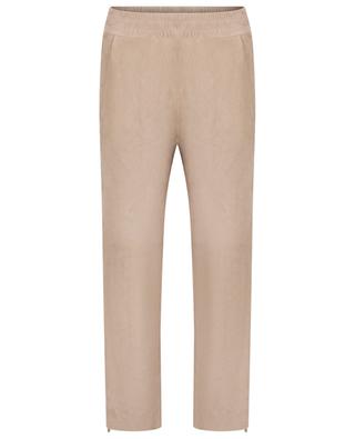 Ianna cropped suede straight fit trousers GOLDEN GOOSE