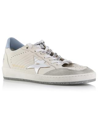 Ball Star low-top sneakers with silver star and glitter sole GOLDEN GOOSE
