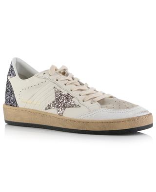 Ball Star patchwork sneakers with glitter GOLDEN GOOSE