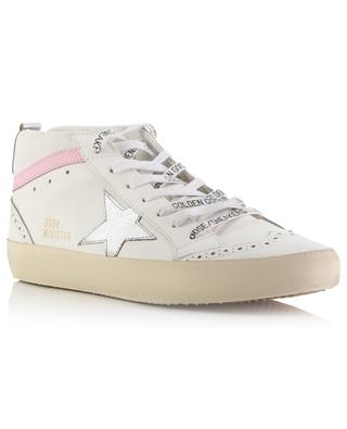Hohe Sneakers mit silbernem Stern Mid-Star GOLDEN GOOSE