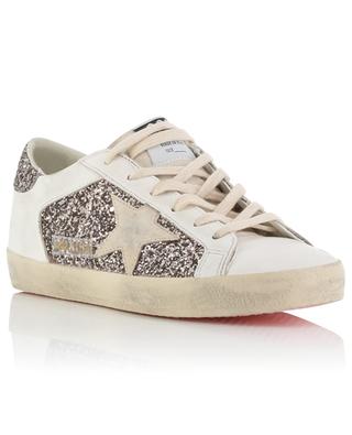 Super-Star distressed sneakers with glitter GOLDEN GOOSE