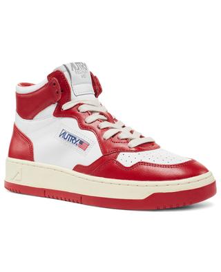 Medalist Mid sneakers in leather with red detailing AUTRY