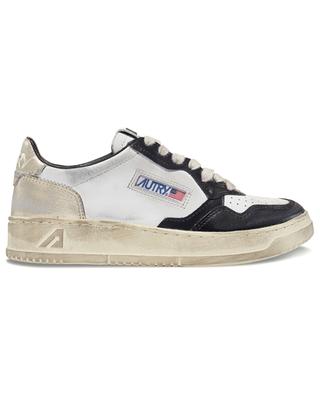 Medalist Super Vintage low-top sneakers with black and platinum details AUTRY