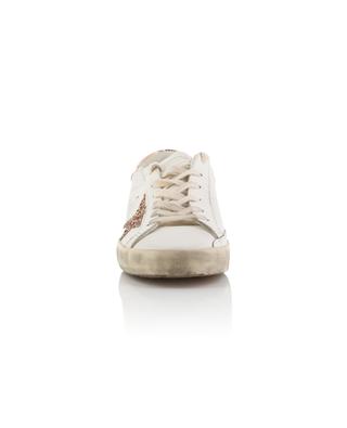 Super-Star low-top sneakers with glitter star GOLDEN GOOSE
