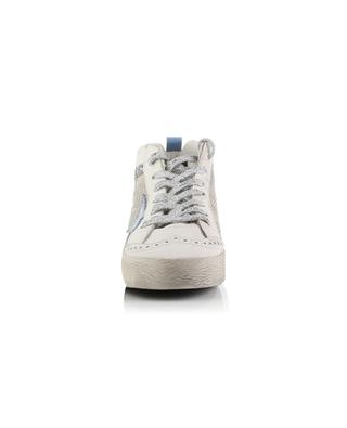 Hohe Materialmix-Sneakers mit Glitter Mid-Star GOLDEN GOOSE