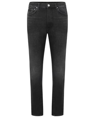 Twisted Seam Faded Black cropped straight-leg jeans TOTEME