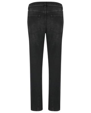 Twisted Seam Faded Black cropped straight-leg jeans TOTEME