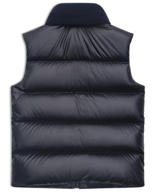 Hariqui quilted boy's vest in knit MONCLER