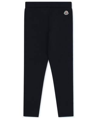 Girl's technical fabric leggings with side stripes MONCLER