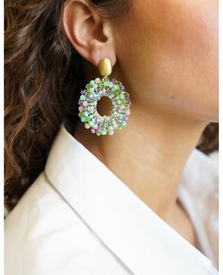 Mixed Turquoise Mia Oval earrings LOTT.GIOIELLI