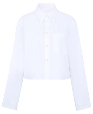 Cotton cropped shirt MM6