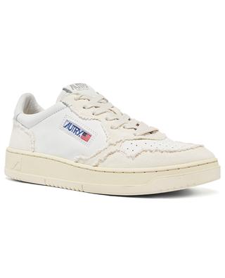 Medalist low-top leather and canvas sneakers AUTRY