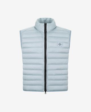 5G0524 Loom Woven Chambers R-Nylon Down-TC quilted vest with stand-up collar STONE ISLAND