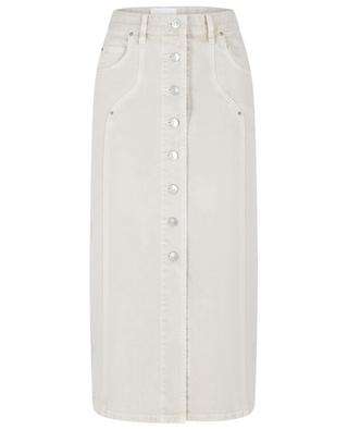 Vandy button-down denim straight skirt MARANT ETOILE
