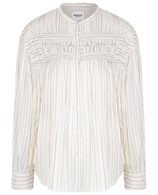 Plalila striped coton voile shirt with pintucks MARANT ETOILE