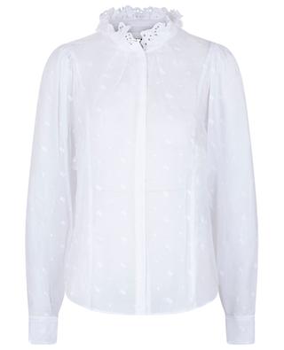 Terzali embroidered organic cotton voile blouse MARANT ETOILE