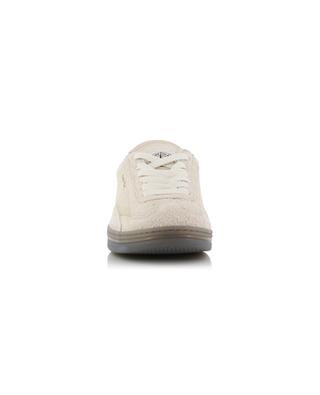 S0101 Stone Island Low Cut textured suede lace-up sneakers STONE ISLAND