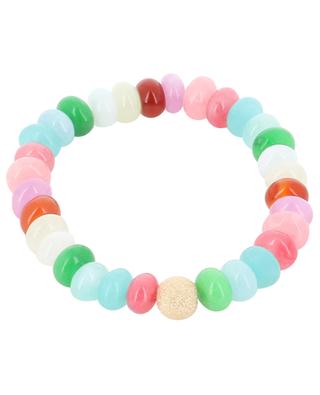 Glitter bead adorned children's stone bracelet SEALLYMIMI