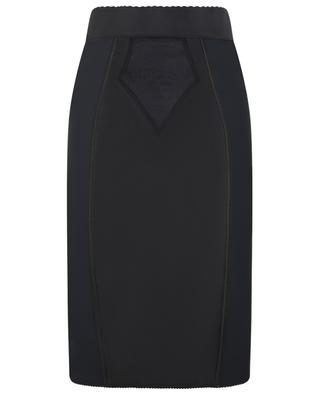 Satin and Powernet corset style skirt DOLCE & GABBANA