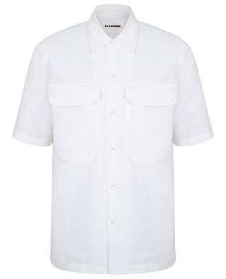 Heavy Organic Cotton Poplin short-sleeved shirt JIL SANDER