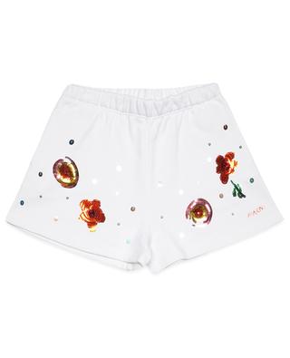 Sunny Day girl's embroidered sweat shorts MARNI
