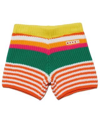 Knit girl's striped shorts MARNI