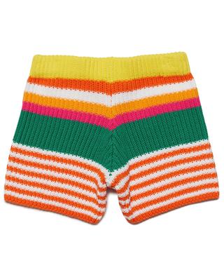 Knit girl's striped shorts MARNI