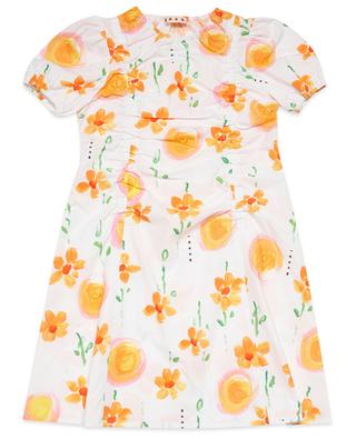 Gerafftes Popeline-Kleid für Mädchen Sunny Day MARNI