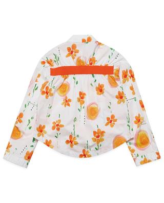 Bedruckte Hemdjacke aus Popeline für Mädchen Sunny Day MARNI