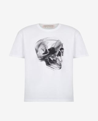 Dragonfly Skull printed short-sleeved T-shirt ALEXANDER MC QUEEN