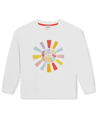 Logo patterned girls' cotton sweatshirt SONIA RYKIEL