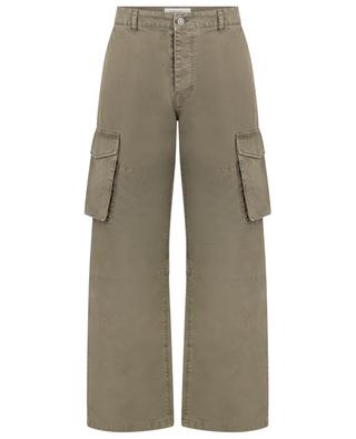 Leon Skate relaxed faded cotton canvas cargo trousers GOLDEN GOOSE