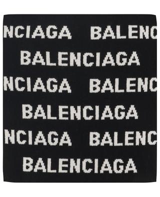 Balenciaga Horizontal Allover jacquard knit scarf BALENCIAGA