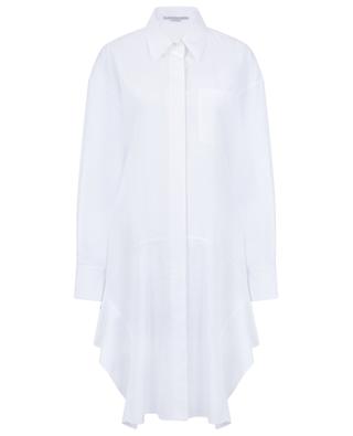 Robe chemise courte asymétrique en coton bio STELLA MCCARTNEY