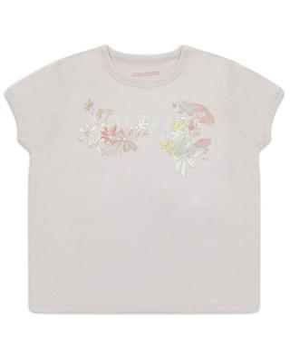 Printed girls' short-sleeved T-shirt ZADIG & VOLTAIRE
