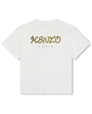 Tiger embroidered boy's T-shirt KENZO