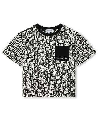 Logo All Over boy's T-shirt with chest pocket MARC JACOBS