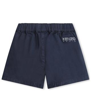 Baby-Gabardine-Shorts mit Logostickerei KENZO