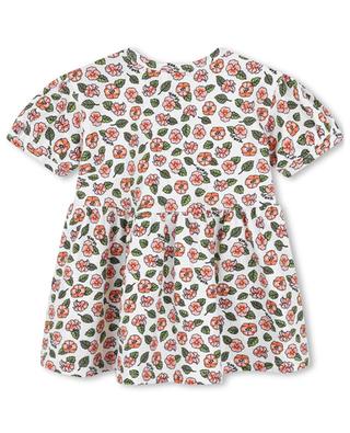 Blossoms short-sleeved cotton baby dress KENZO