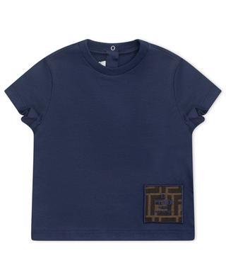 FF patch adorned baby T-shirt FENDI